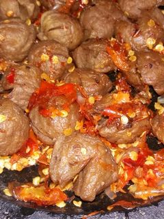 Foto resep Bakso geprek sambel mercon