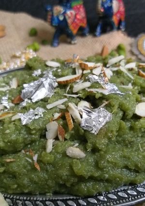 લીલા ચણા નો હલવો રેસીપી મુખ્ય ફોટો