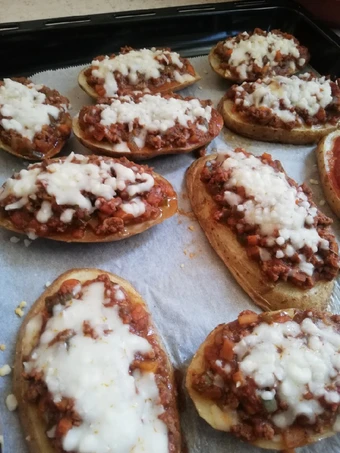 Easy Way Prepare Recipe Cheesy bolognese potato that is Can Pamper Your Tongue, Tasty}