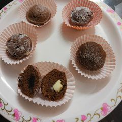 A picture of Atta Muffins in Appe pan.
