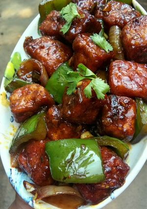 A picture of Paneer manchurian.