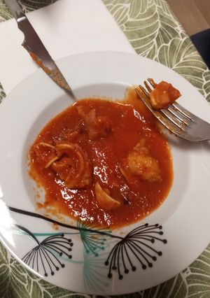Una foto de Oreja de cerdo en salsa