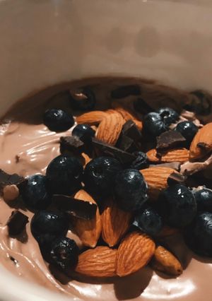 صورة لوصفة حلى موس شوكليت كيتو 😋