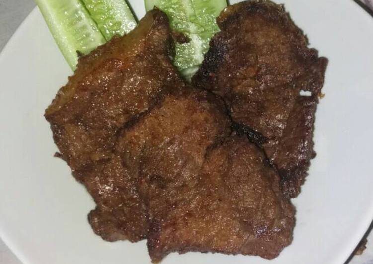 Resep: Di Rumah#KitaBerbagi Bacem Daging Sapi