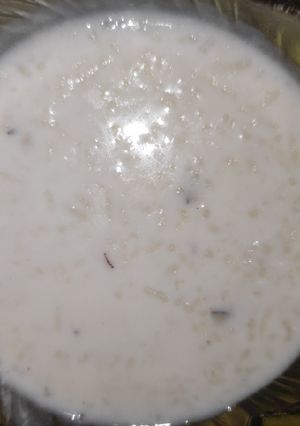 A picture of Rice khir.