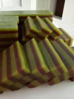 Foto resep Kue Lapis Pandan Cokelat(asli)