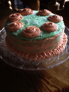 Una foto de Carrot cake o bizcocho de zanahoria 🎂