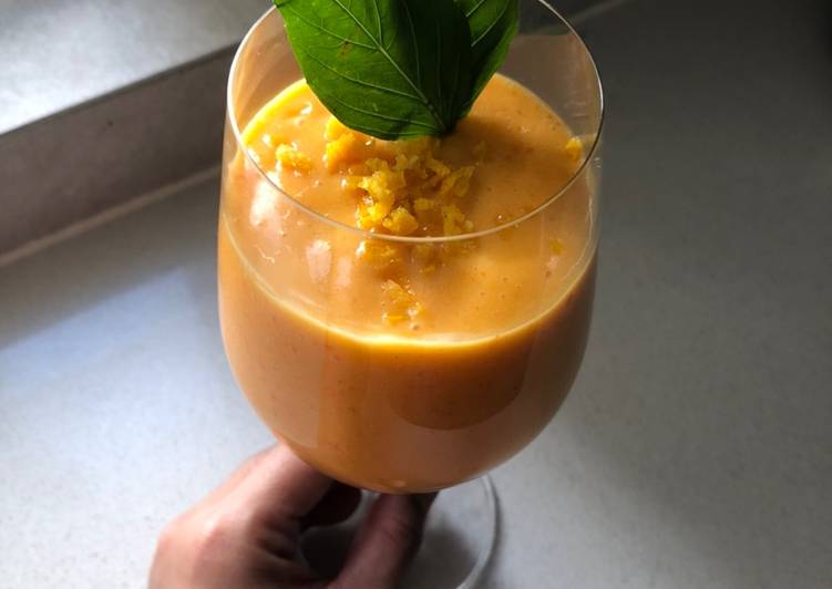 Resep Smoothie Jerper (Jeruk &amp; Persimmon/Kesemek)🍹💃🏻🍊, Bikin Ngiler