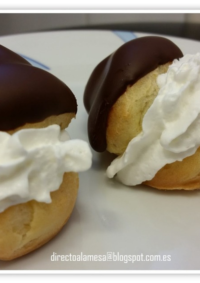Una foto de Profiteroles (masa o pasta choux)