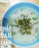 Cháo đậu xanh bồ câu cho bé