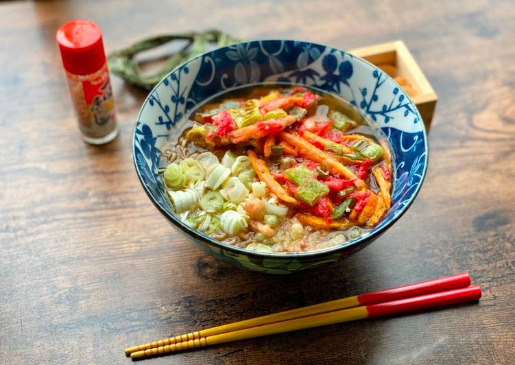 Recipe of Homemade Tempra Soba for lunch