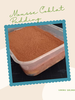 Foto resep Mousse Coklat Pudding Simpel