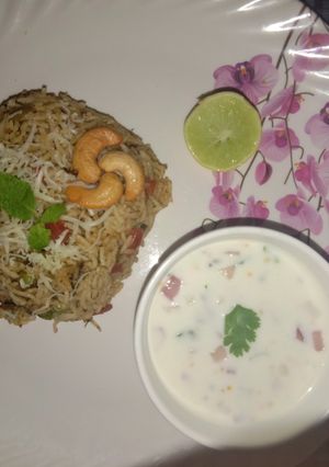 A picture of Pudina Rice.
