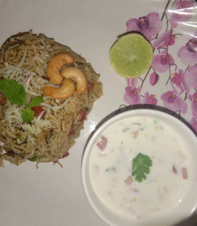 A picture of Pudina Rice.