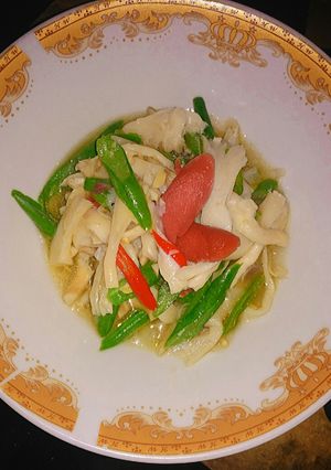 Foto resep Tumis Jamur tiram buncis