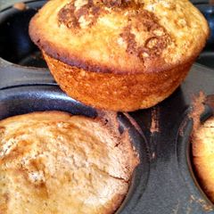 A picture of Oil-free Soaked Cornbread.
