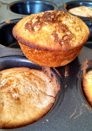A picture of Oil-free Soaked Cornbread.
