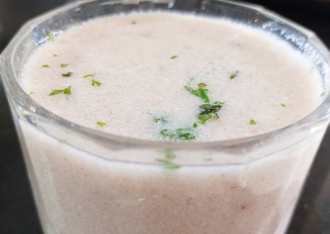 Simple Way to Prepare Homemade Ragi Buttermilk Cooler