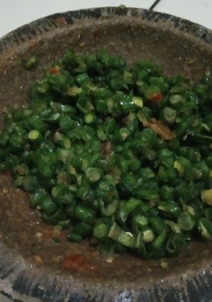 Foto resep Pencok kacang panjang