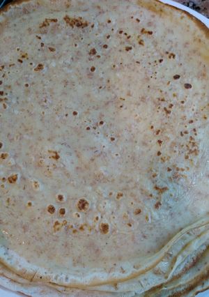 Una foto de Creps con harina integral