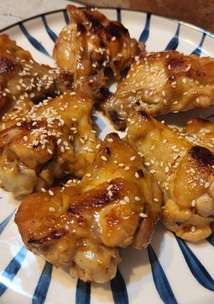 翅小腿味噌燒 的食譜成品照片