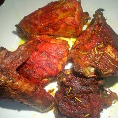 A picture of Oven grilled chicken.