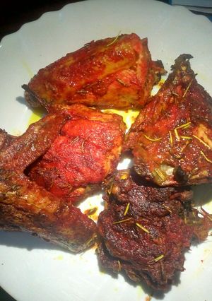 A picture of Oven grilled chicken.