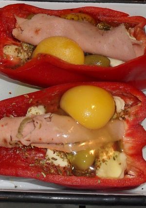 Una foto de Morrón relleno fácil rico por Feser Juan Pablo