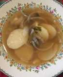Sopa de papa con cebolla 2