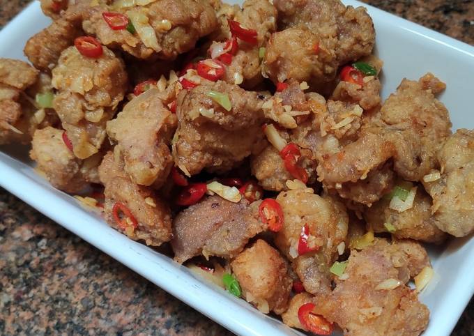 Resep Ayam cabai garam oleh Restia simaguci - Cookpad