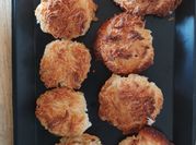 Una foto de cocadas sin azúcar y sin horno