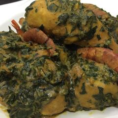 A picture of Cocoyam porriage.