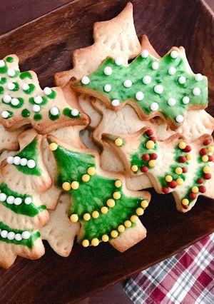 Hình của món 💚 Bánh Quy Giáng Sinh Hình Cây Thông Noel 🎄.