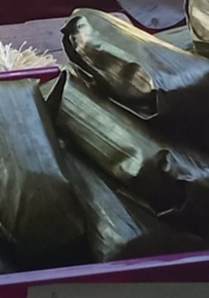 Foto resep Lontong isi ayam n kentang wortel