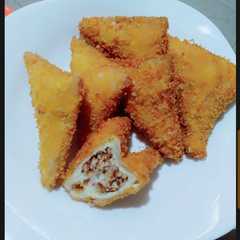 Roti tawar goreng isi kacang manis রেসিপির প্রধান ছবি
