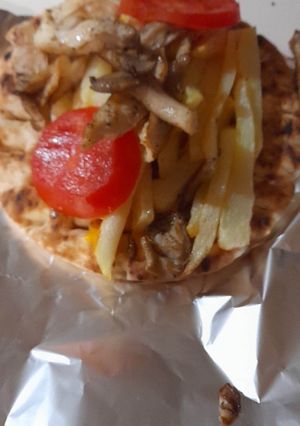 Φωτογραφία της συνταγής Πίτα με μανιτάρια πλευρώτους