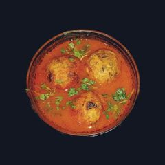 Hung Curd kofta Curry A picture of Hung Curd kofta Curry.