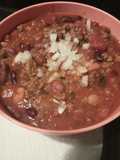 Chili for my Dad, with Pablano Peppers