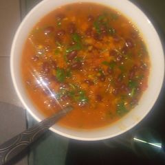 A picture of Coconut bean stew.