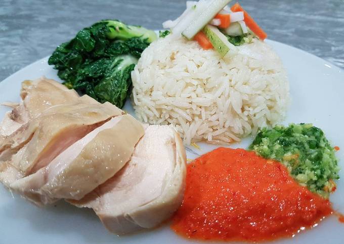 Hainan Chicken Rice (from scratch)