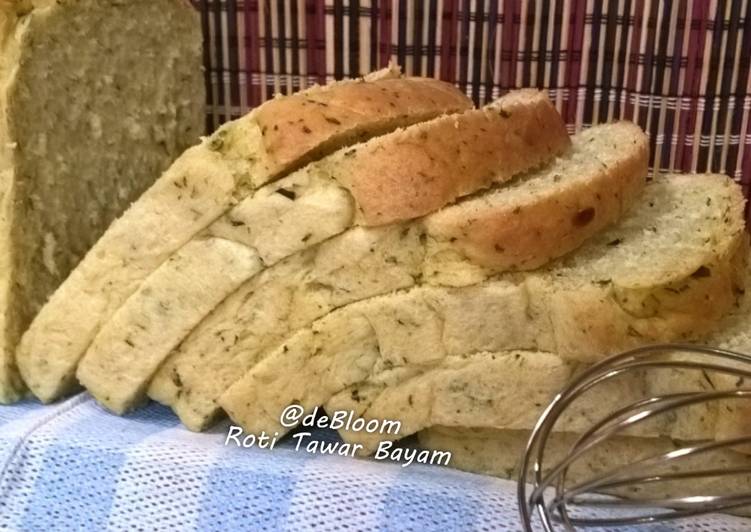 Bumbu memasak 61. Roti Tawar Ca Bayam, Enak