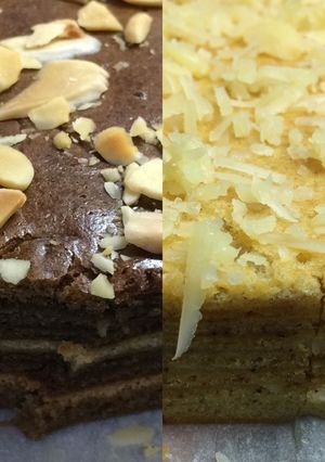Foto resep Lapis Legit Rasa Coklat & Keju Keto