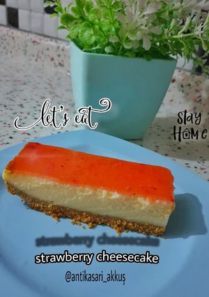 Foto resep Strawberry cheesecake