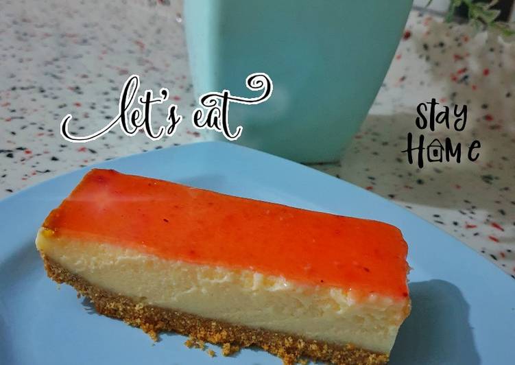 Resep Strawberry cheesecake, Enak Banget