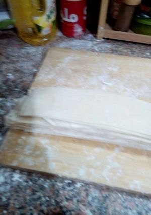 صورة لوصفة عجينة السمبوسة