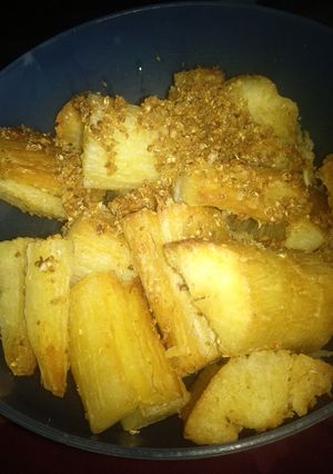 Foto resep Singkong goreng empuk merekah