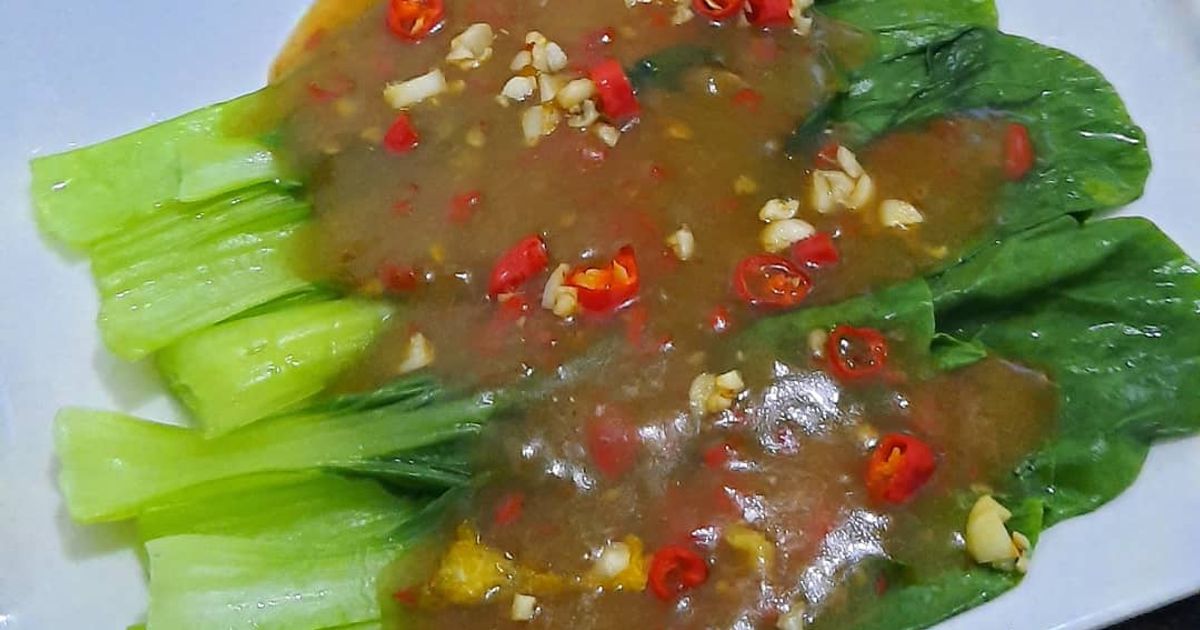 Pokcoy terasi menu buka puasa