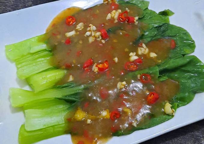 Pokcoy terasi menu buka puasa