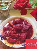 Beetroot mutton curry/chukandar gosht !