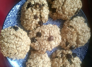 Una foto de Galletas de avena manzana y pasas de uva